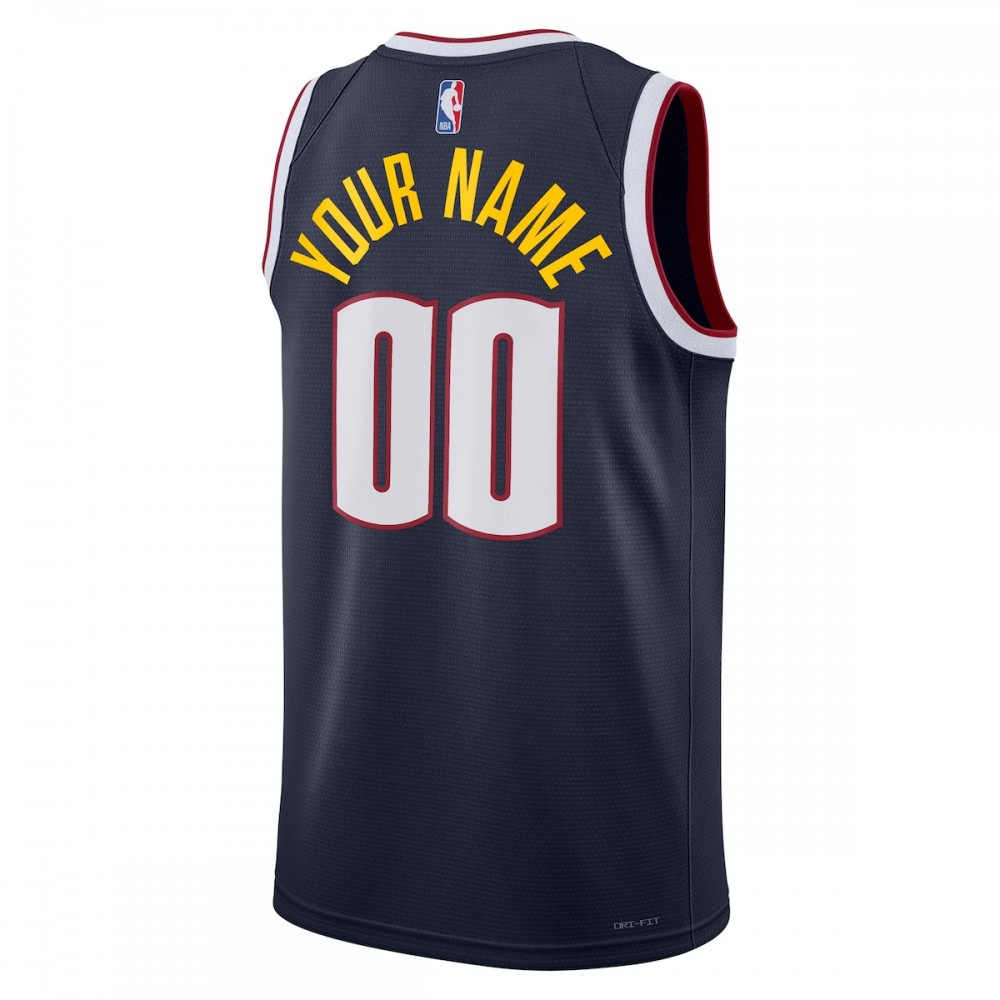 Denver Nuggets Unisex 2022/23 Swingman Custom Jersey Navy - Icon Edition-Pro Kit Vault | Brand New 26/27 Sports Jerseys